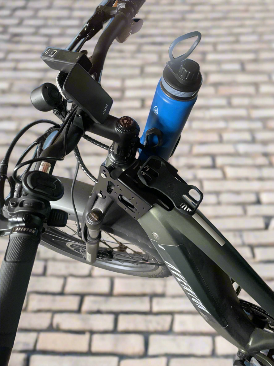 Aventure Dual Sided Water Bottle Bracket with Phone Mount