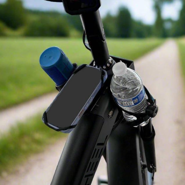 Mokwheel Water Bottle Bracket with Phone Mount